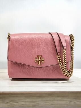 Tory Burch Kira Convertible Pebble Leather Shoulder Bag